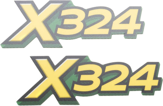 John Deere Decal - X324 - Set of 2 - M152344 - BJD457