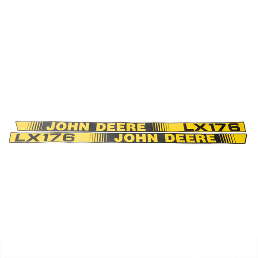 John Deere Hood Trim Decal Set - LX176 - BJD177