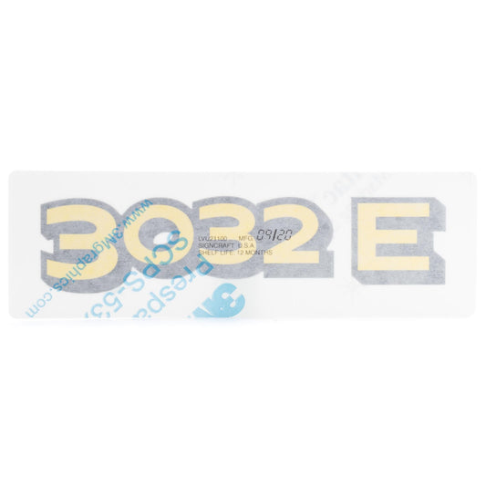 John Deere Decal - 3032E - LVU21100