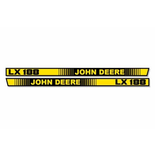 John Deere Hood Trim Decal Set - LX188 - M116262 M116263 - BJD181