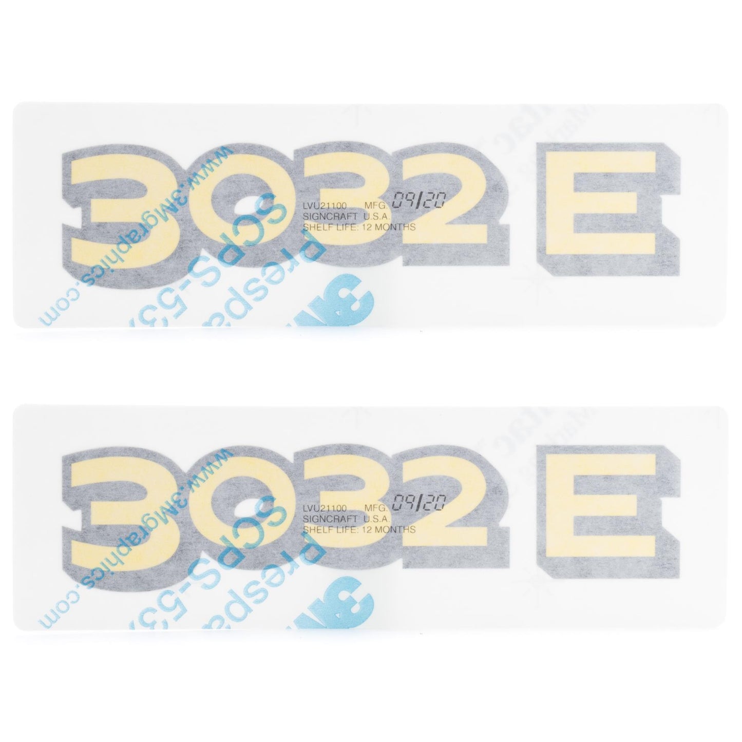 John Deere Decal - 3032E - Set of 2 - BJD473