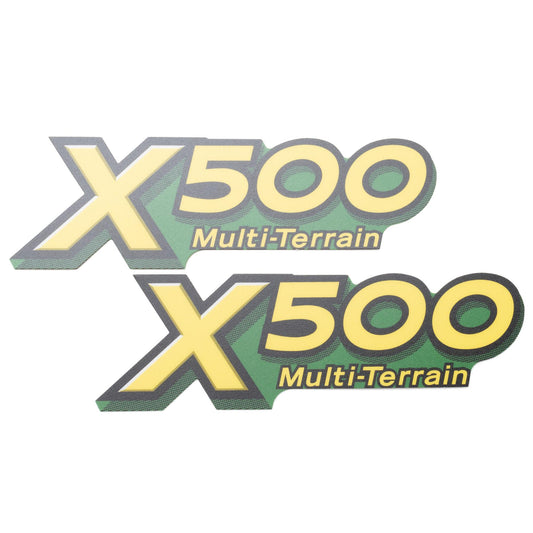 John Deere Decal - X500 - Set of 2 - BJD395