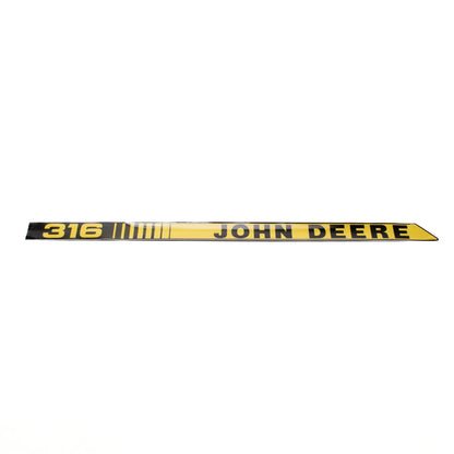 John Deere Hood Trim Decal Set - M86142 M86143 - BJD214